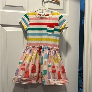 Mini Boden Multicolor Striped and Popsicle Dress